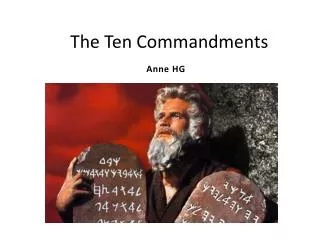 the ten commandments