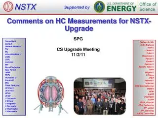 Comments on HC Measurements for NSTX-Upgrade