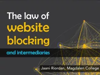 The law of website blocking