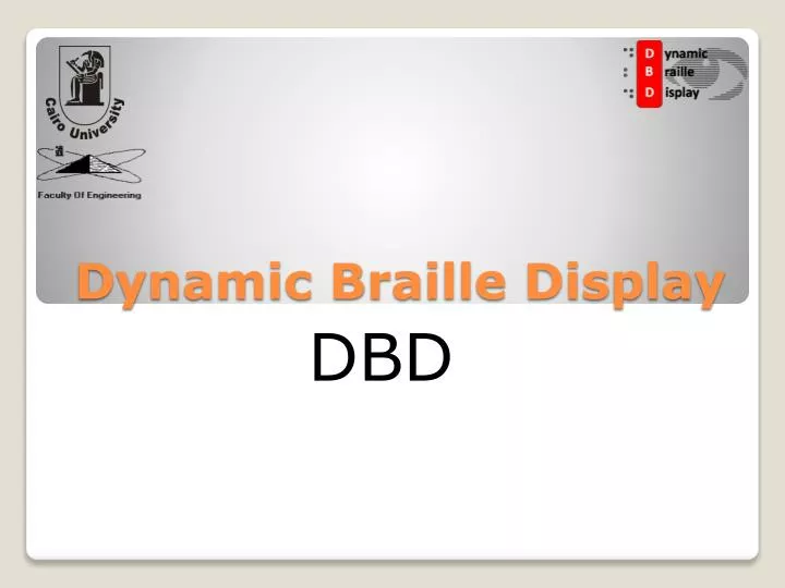 dynamic braille display
