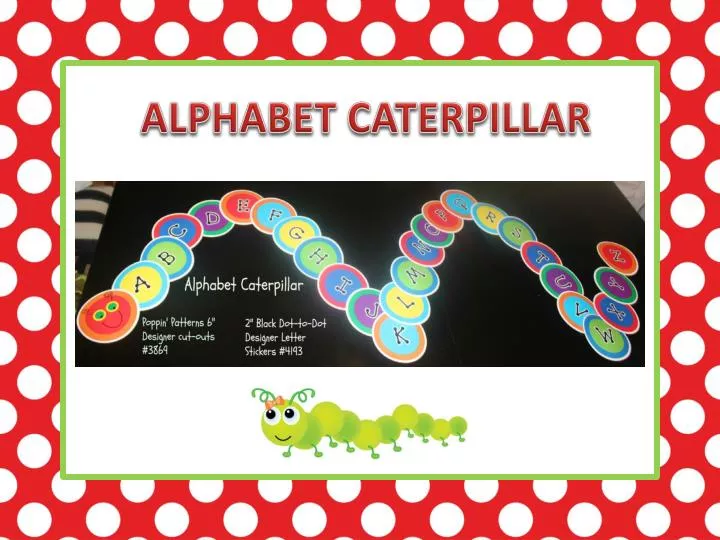 alphabet caterpillar