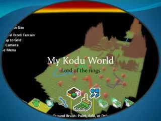 My Kodu World