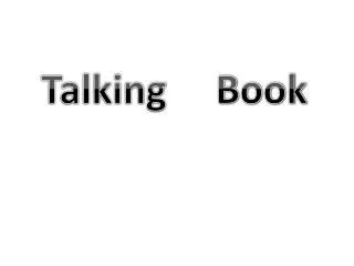 Talking Book