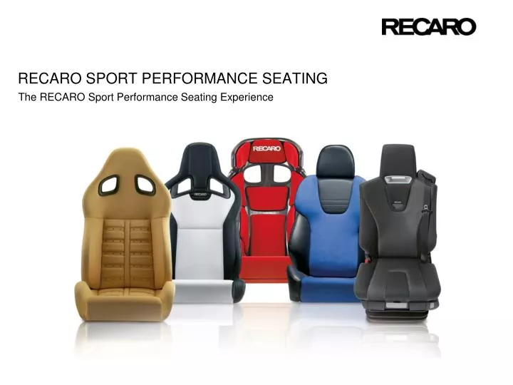 recaro sport performance seating