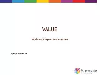 value model voor impact evenementen