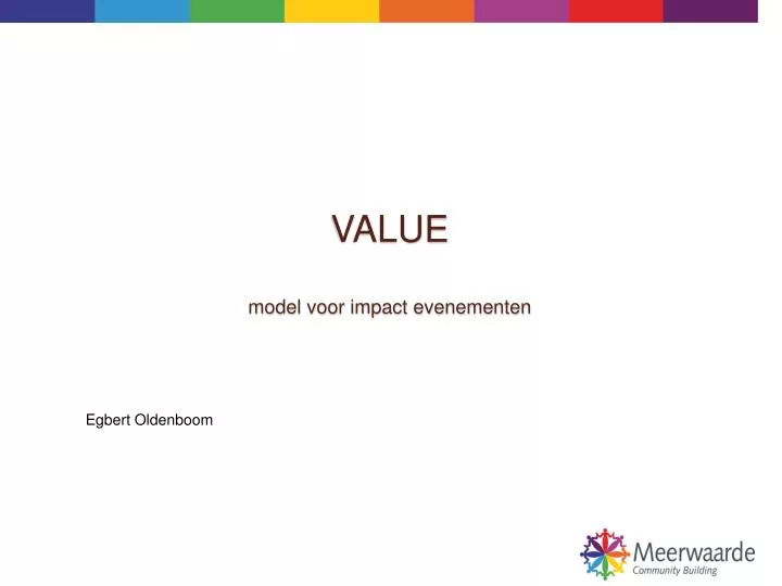 value model voor impact evenementen