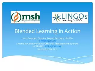 Blended Learning in Action