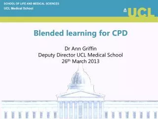 Blended learning for CPD