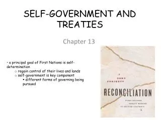 SELF-GOVERNMENT AND TREATIES