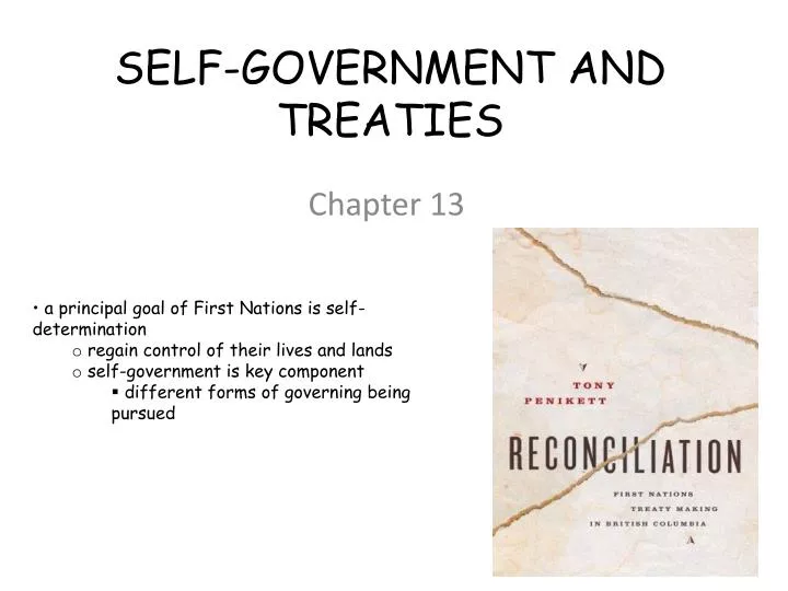 self government and treaties