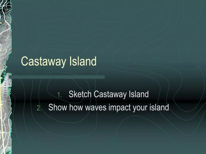 castaway island