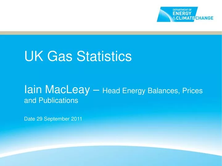 uk gas statistics