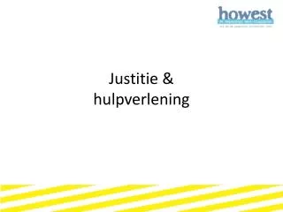 justitie hulpverlening