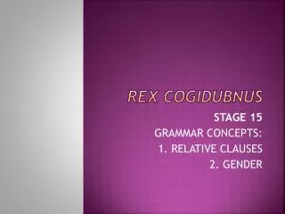 REX COGIDUBNUS