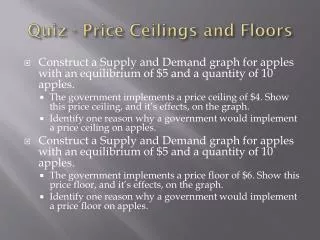 quiz price ceilings and floors