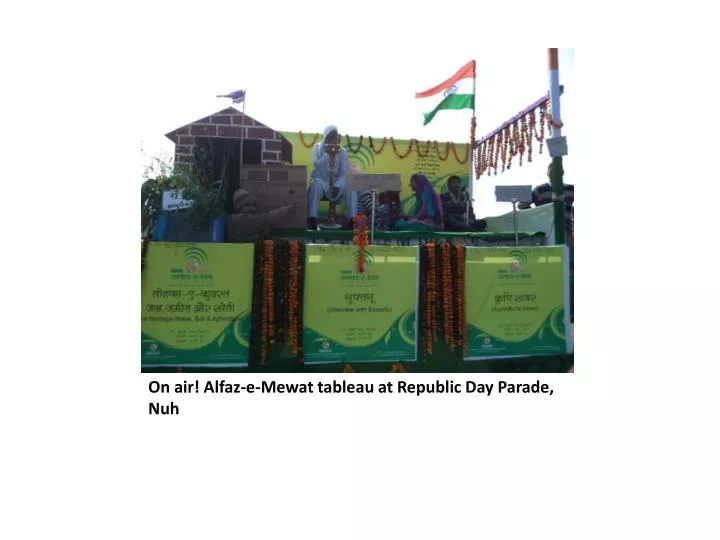 on air alfaz e mewat tableau at republic day parade nuh