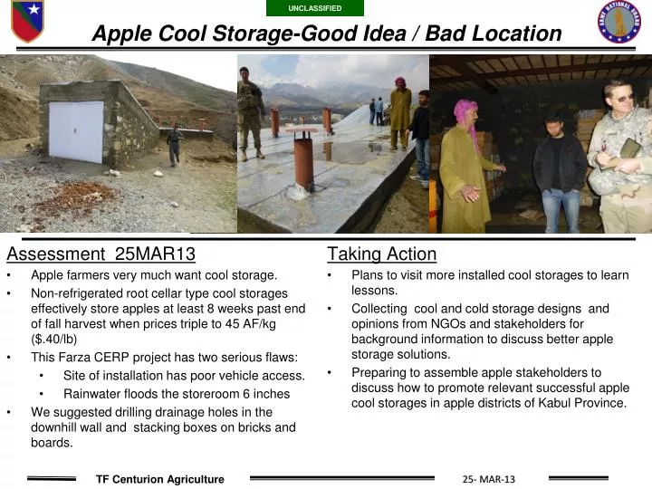 apple cool storage good idea bad location