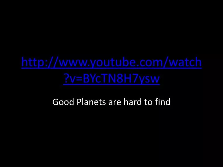 http www youtube com watch v byctn8h7ysw