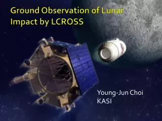 Ground Observation of Lunar Impact by LCROSS