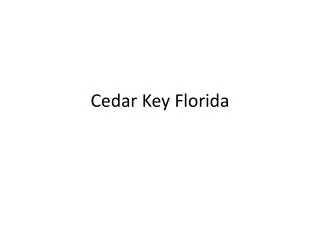 Cedar Key Florida