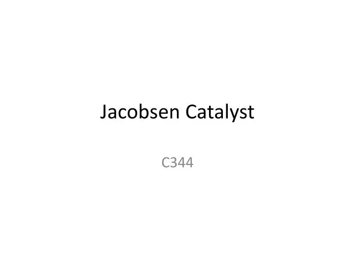 jacobsen catalyst