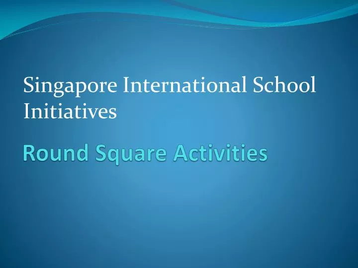 round square activities