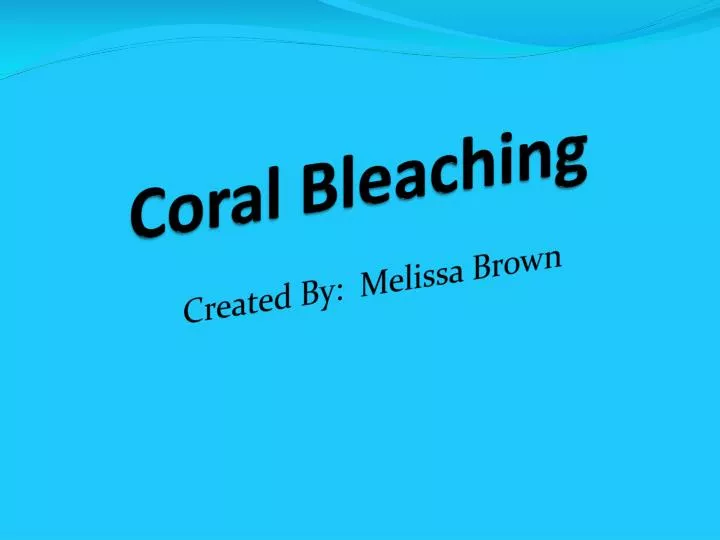 PPT - Coral Bleaching PowerPoint Presentation, free download - ID:2824582