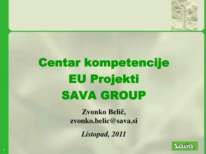 centar kompetencije eu projekti sava group