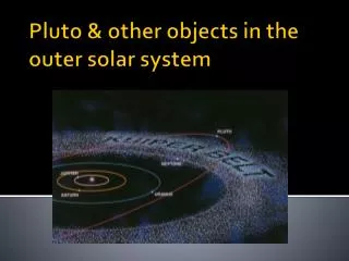Pluto &amp; other objects in the outer solar system