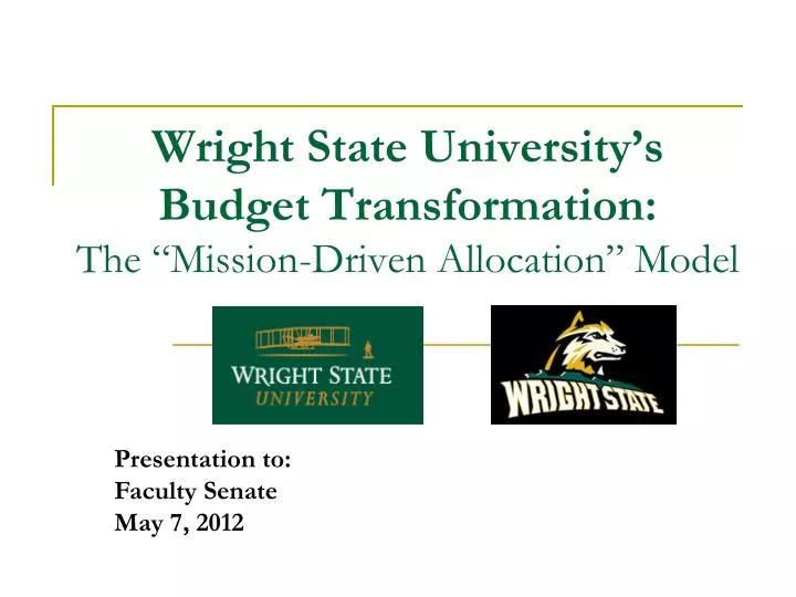 wright state university s budget transformation the mission driven allocation model