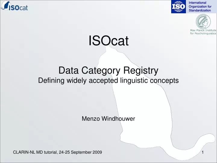 isocat data category registry defining widely accepted linguistic concepts