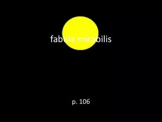 fabula mirabilis