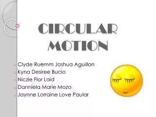 CIRCULAR MOTION