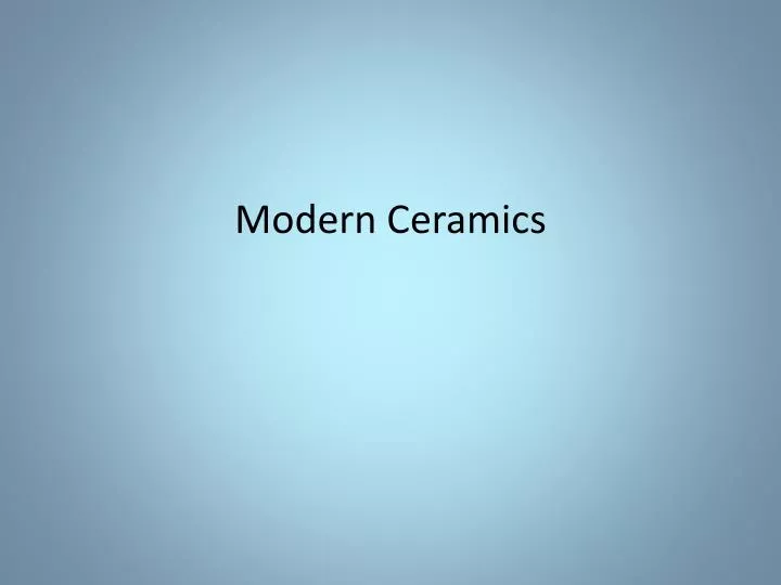 photo am modern ceramics