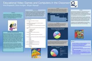 Educational Video Games and Computers in the Classroom