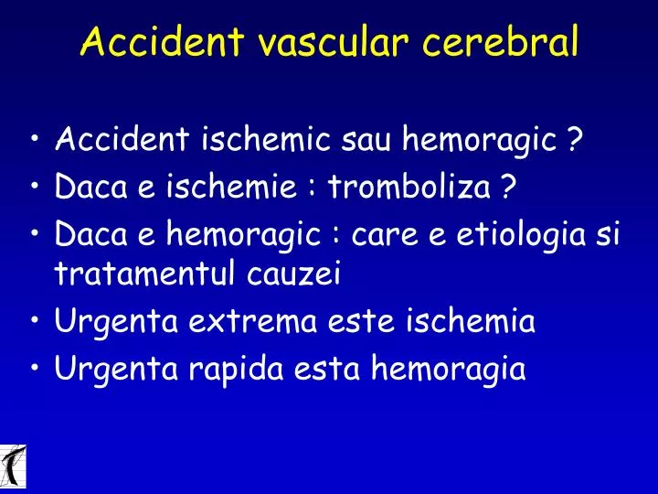 accident vascular cerebral
