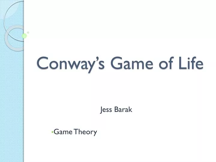 conway s game of life