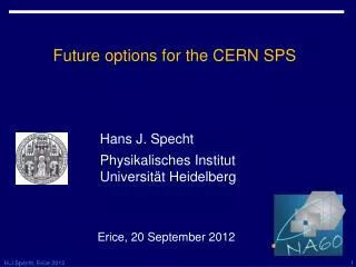 Future options for the CERN SPS