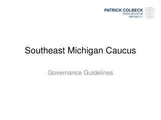 Southeast Michigan Caucus