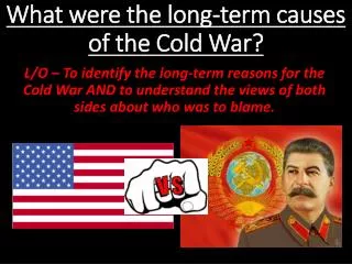 What were the long-term causes of the Cold War?