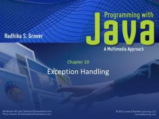 Chapter 10 Exception Handling