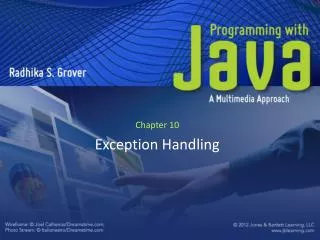 chapter 10 exception handling