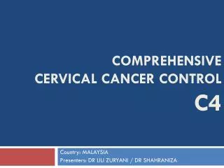 comprehensive cervical cancer control c4