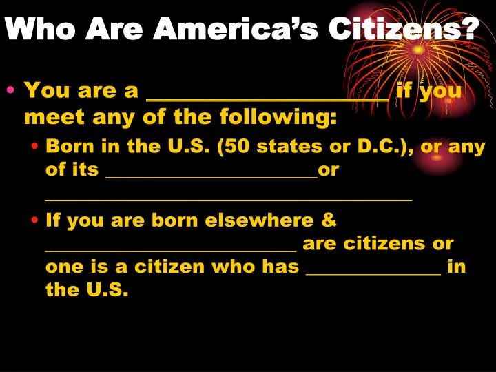 who are america s citizens