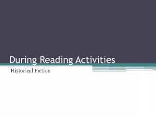 during reading activities