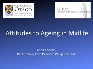 Attitudes to Ageing in Midlife