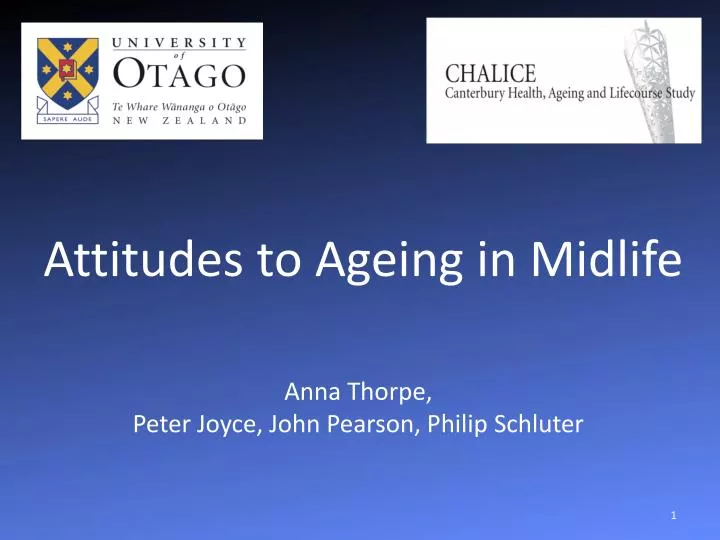 attitudes to ageing in midlife