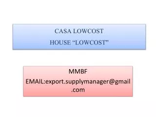 casa lowcost house lowcost