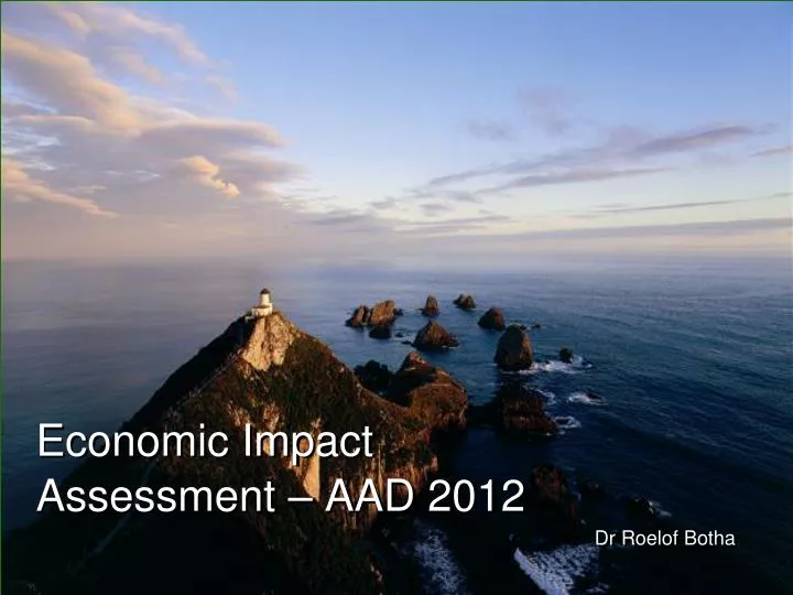 economic impact assessment aad 2012