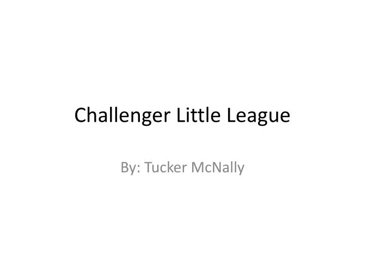 challenger little league